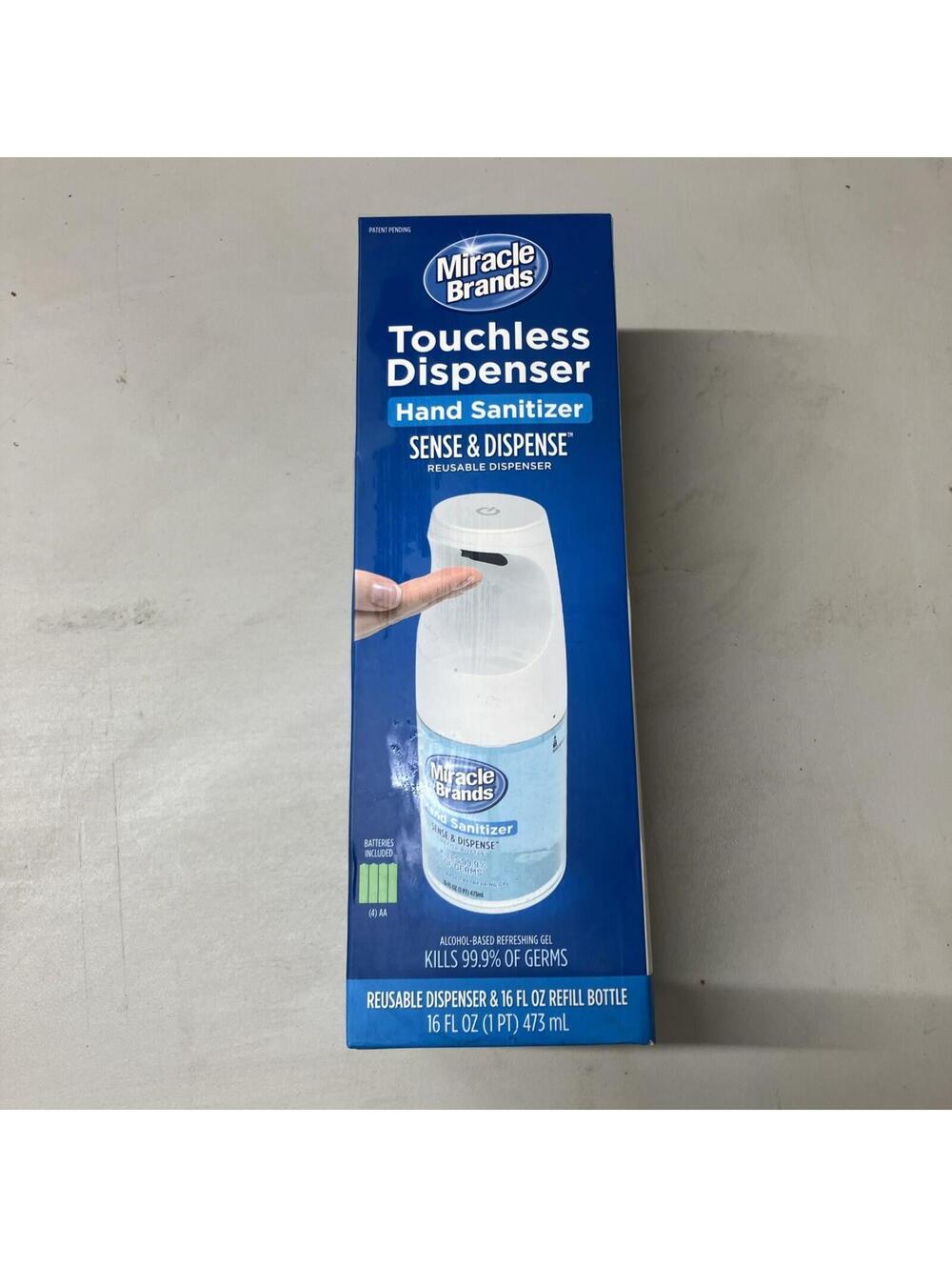 Miracle Brands Sense & Dispense Touchless Dispenser New In Sealed Box